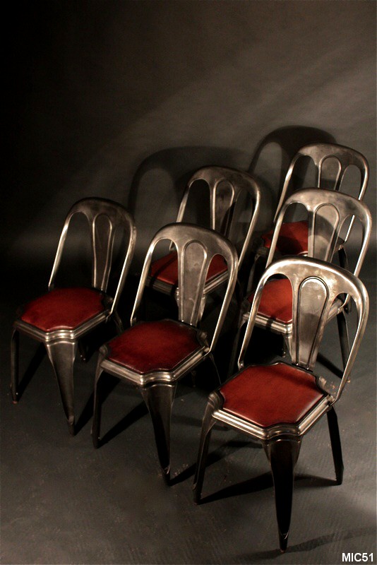 Chaises "Fibrocit" anciennes