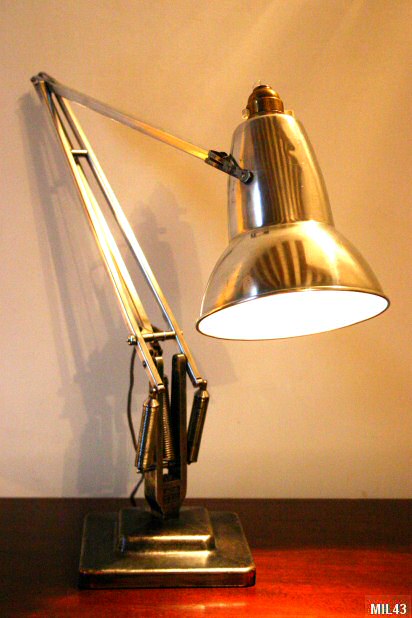 Lampe de bureau Georges CARWARDINE, vers 1932 pour Herbert Terry & Sons, Design brevet, rachet en 1937 par Jacob JACOBSEN 