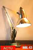 Lampe de bureau Georges CARWARDINE, vers 1932 pour Herbert Terry & Sons, Design brevet, rachet en 1937 par Jacob JACOBSEN 