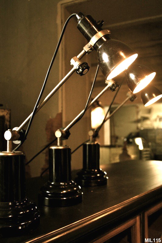 Lampes industrielles Baklite