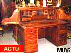 Bureau amricain, bureau  cylindre de type dos d'ne vers 1930