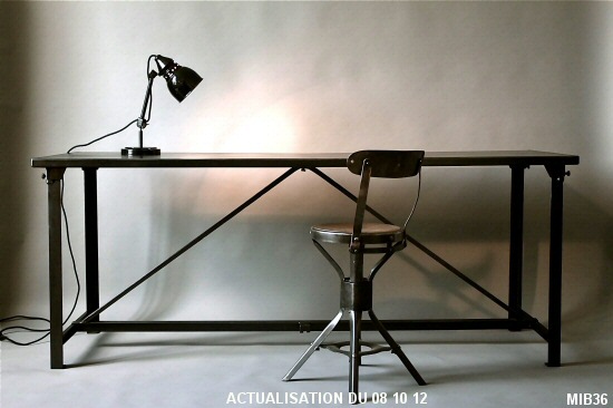 Table bureau industriel