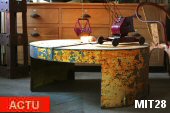 Table basse industrielle